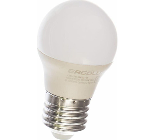 ERGOLUX (12145) LED-G45-7W-E27-4K