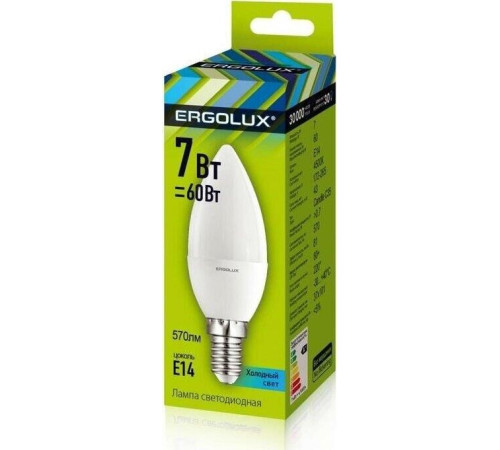 ERGOLUX (12135) LED-C35-7W-E14-4K