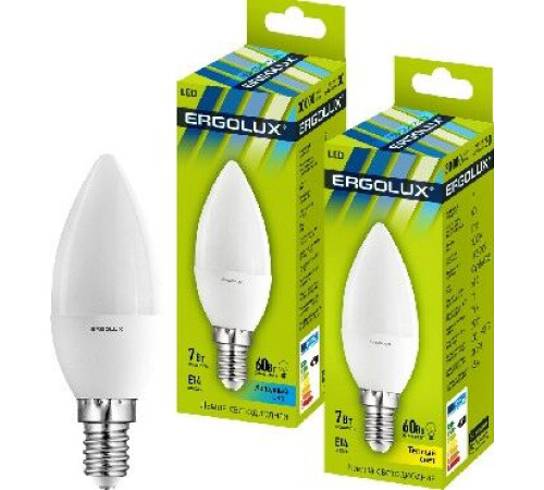 ERGOLUX (12135) LED-C35-7W-E14-4K