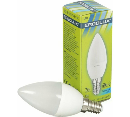 ERGOLUX (12135) LED-C35-7W-E14-4K