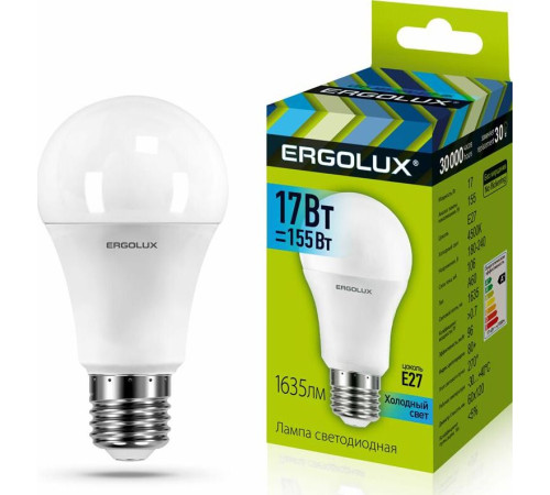 ERGOLUX (13180) LED-A60-17W-E27-4K