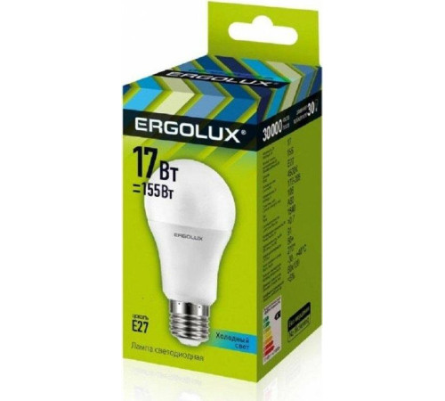 ERGOLUX (13180) LED-A60-17W-E27-4K