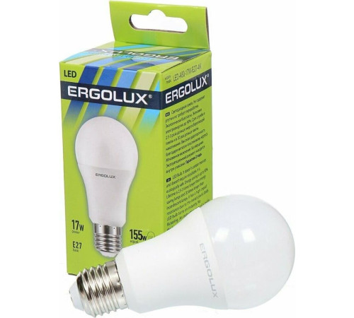 ERGOLUX (13180) LED-A60-17W-E27-4K