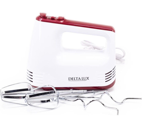 DELTA LUX DE-7700 белый с бордовым