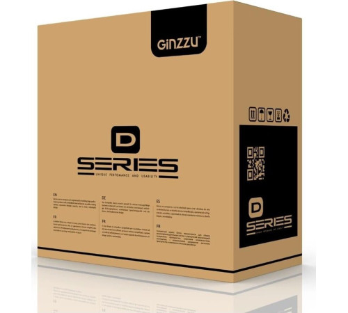 GINZZU D350 2*USB 2.0,AU RGB (17224)