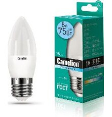 CAMELION (12390) LED8-C35/845/E27/4500К/8Вт