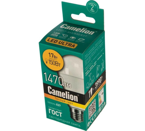 CAMELION (12308) LED17-A65/830/E27