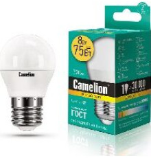 CAMELION (12392) LED8-G45/830/E27/3000K