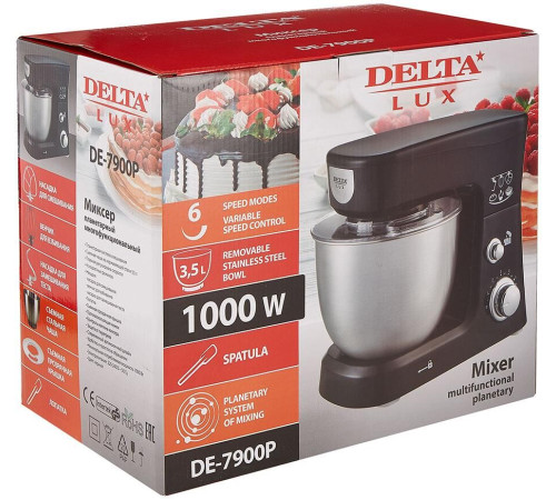 DELTA LUX DE-7900Р черный