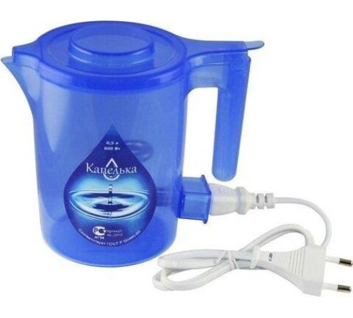 КАПЕЛЬКА, 0,5л., 600Вт, синий (004668)