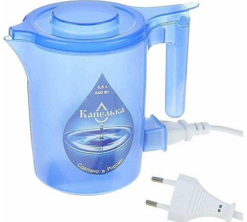 КАПЕЛЬКА, 0,5л., 600Вт, синий (004668)