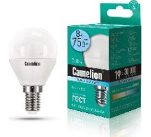 CAMELION (12393) LED8-G45/845/E14/4500К