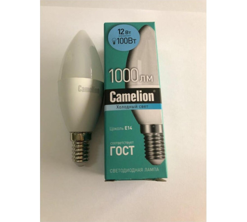 CAMELION (13689) LED12-C35/845/E14/12Вт/4500К