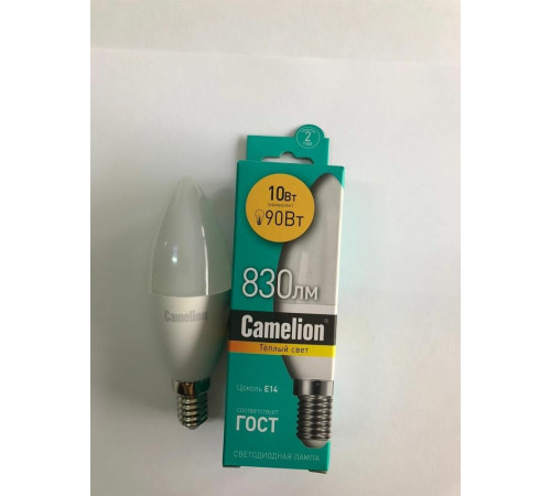 CAMELION (13559) LED10-C35/830/E14/10Вт/3000K