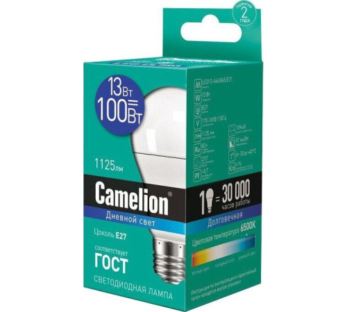 CAMELION (12652) LED13-A60/865/E27