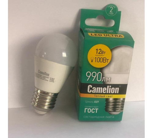 CAMELION (13694) LED12-G45/830/E27/3000K