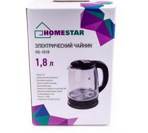 HOMESTAR HS-1018 (1,8 л) черный 5966