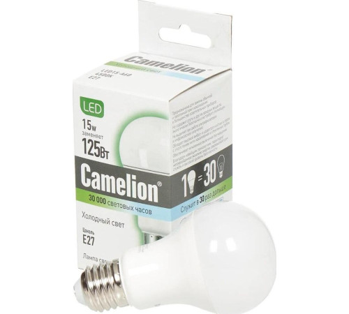 CAMELION (12186) LED15-A60/845/E27