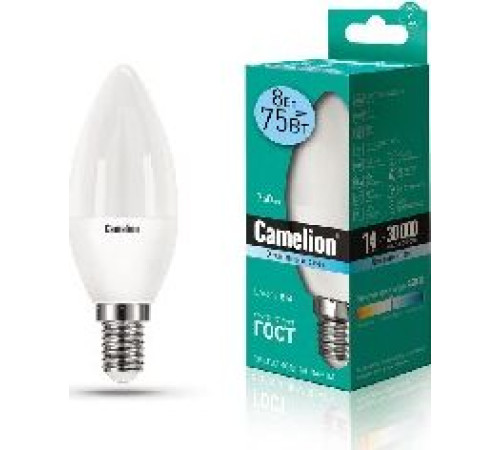 CAMELION (12386) LED8-C35/845/E14/4500К