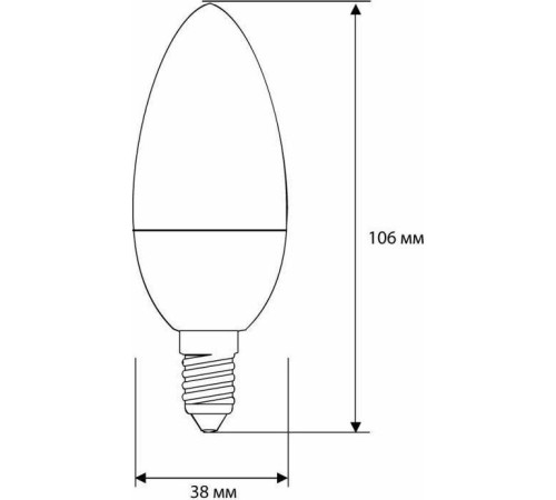 CAMELION (12385) LED8-C35/830/E14/3000К