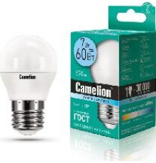 CAMELION (12072) LED7-G45/845/E27/7Вт/4500K