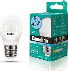 CAMELION (12030) LED5-G45/845/E27/4500K
