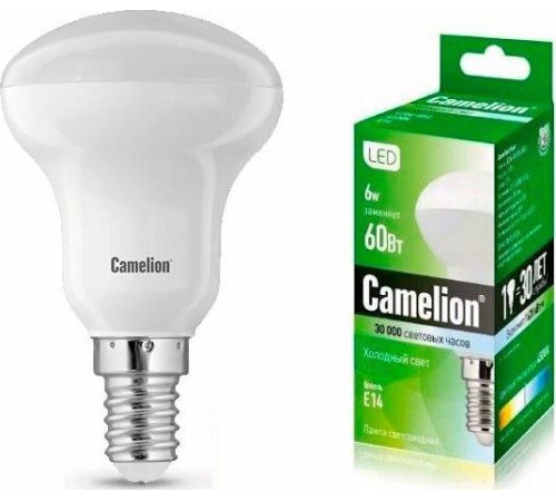CAMELION (11659) LED6-R50/845/E14/6Вт/4500К