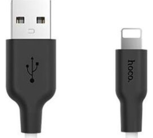 HOCO (6957531071365) X21 USB (m) - 8 Pin (m) 1.0m - белый/черный