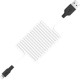 HOCO (6957531071365) X21 USB (m) - 8 Pin (m) 1.0m - белый/черный