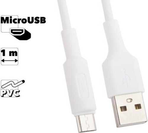 Кабель HOCO (6957531080138) X25 USB (m)-microUSB (m) 1.0м - белый