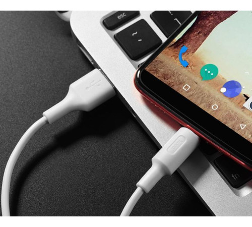 Кабель HOCO (6957531080138) X25 USB (m)-microUSB (m) 1.0м - белый