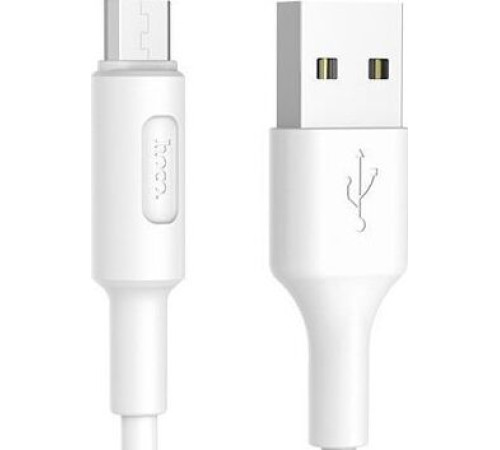 Кабель HOCO (6957531080138) X25 USB (m)-microUSB (m) 1.0м - белый