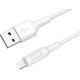 Кабель HOCO (6957531080138) X25 USB (m)-microUSB (m) 1.0м - белый