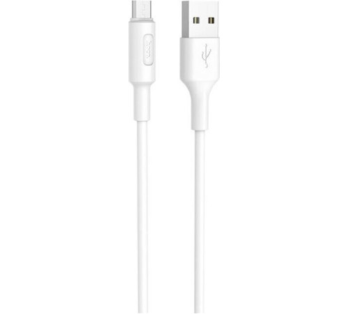 Кабель HOCO (6957531080138) X25 USB (m)-microUSB (m) 1.0м - белый