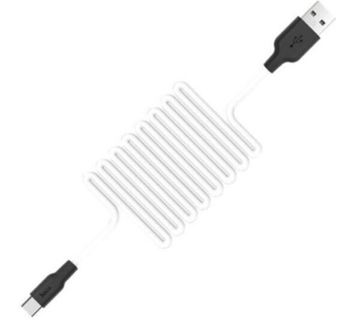 HOCO (6957531071402) X21 USB (m) - Type-C (m) 1.0m - белый/черный
