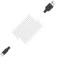 HOCO (6957531071402) X21 USB (m) - Type-C (m) 1.0m - белый/черный