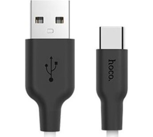 HOCO (6957531071402) X21 USB (m) - Type-C (m) 1.0m - белый/черный