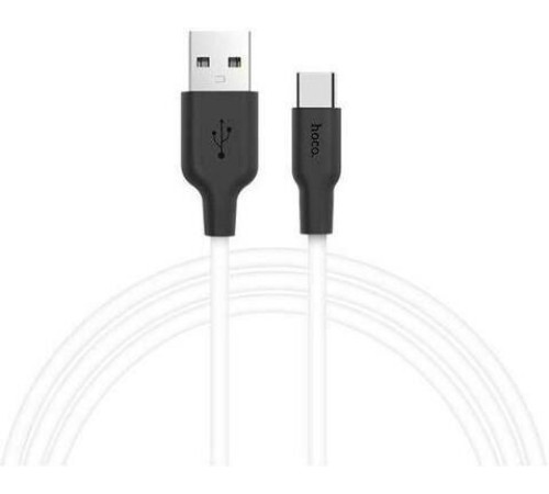 HOCO (6957531071402) X21 USB (m) - Type-C (m) 1.0m - белый/черный