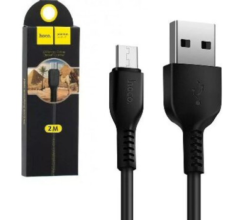 HOCO (6957531068822) X20 USB (m)-microUSB (m) 1.0м - черный