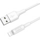 Кабель HOCO (6957531080114) X25 USB (m) - 8 Pin (m) 1.0m - белый