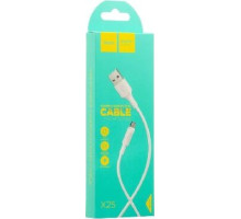 HOCO (6957531080152) X25 USB (m) - TYPE-C (m) 1m - силикон белый
