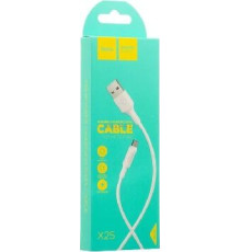 HOCO (6957531080152) X25 USB (m) - TYPE-C (m) 1m - силикон белый