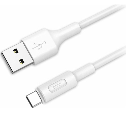HOCO (6957531080152) X25 USB (m) - TYPE-C (m) 1m - силикон белый