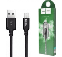 HOCO (6957531062844) X14 USB (m)-microUSB (m) 1.0м - черный