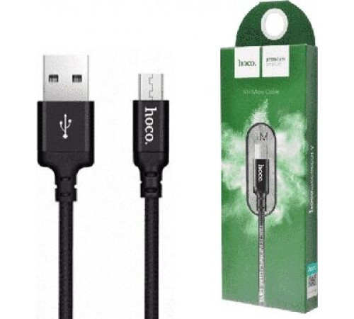 HOCO (6957531062844) X14 USB (m)-microUSB (m) 1.0м - черный