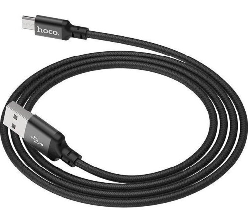 HOCO (6957531062844) X14 USB (m)-microUSB (m) 1.0м - черный