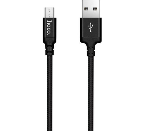 HOCO (6957531062844) X14 USB (m)-microUSB (m) 1.0м - черный