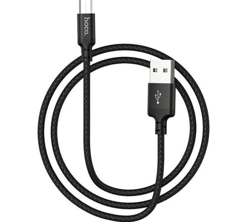 HOCO (6957531062844) X14 USB (m)-microUSB (m) 1.0м - черный