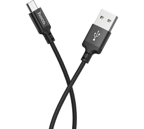 HOCO (6957531062844) X14 USB (m)-microUSB (m) 1.0м - черный
