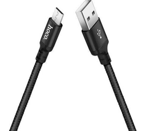 HOCO (6957531062844) X14 USB (m)-microUSB (m) 1.0м - черный